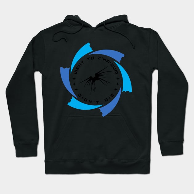 Went to Z'ha'dum - Didn't Die - Portal - White - Sci-Fi Hoodie by Fenay-Designs